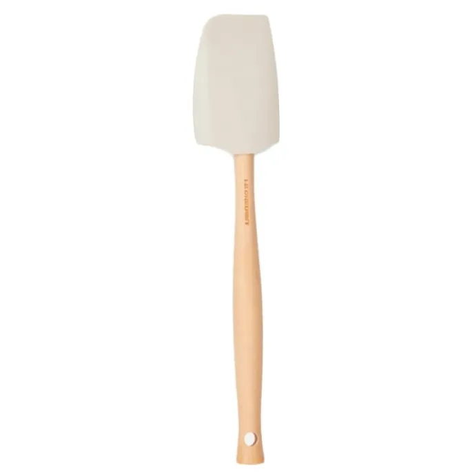 Espátula Craft media con mango de madera 29 cm Merengue - Silicona - Le Creuset