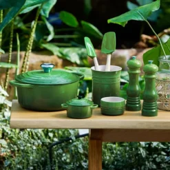 Espátula Craft media con mango de madera 29 cm Bamboo - Silicona - Le Creuset