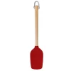 Espátula cuchara roja mango madera 30 cm - Silicona - KitchenAid