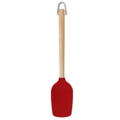 Espátula cuchara roja mango madera 30 cm - Silicona - KitchenAid