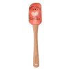 Espátula de silicona con mango de madera roja Sweet Love 25 cm - Städter