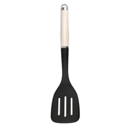 Espátula plana ranurada crema 36 cm - Nylon - KitchenAid