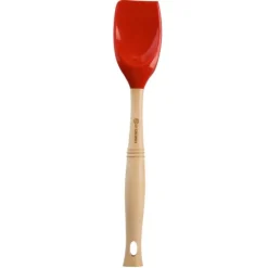 Espátula Pro cuchara con mango de madera 32,5 cm Cereza - Silicona - Le Creuset