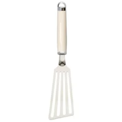 Espátula ranurada flexible larga crema 33 cm - Acero inoxidable - KitchenAid