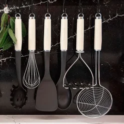 Espumadera crema 38 cm - Acero inoxidable - KitchenAid