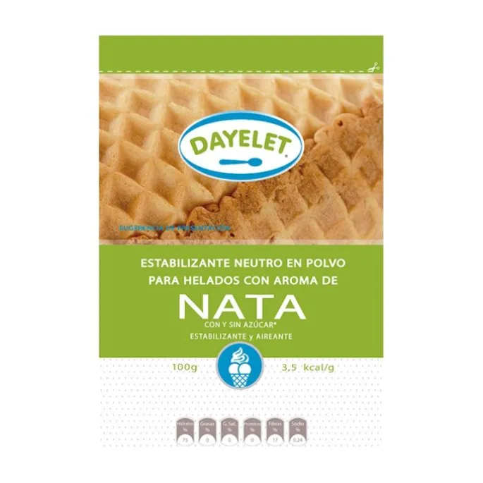 Estabilizante neutro helados de nata 100 gr - Sin gluten - Dayelet