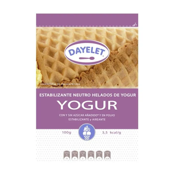 Estabilizante neutro helados de yogur 100 gr - Sin gluten - Dayelet