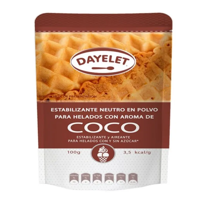 Estabilizante neutro helados de coco 100 g - Sin gluten - Dayelet