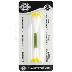 Estambres para flores amarillo (50) - JEM