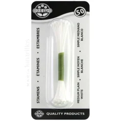 Estambres para flores blanco (50) - JEM