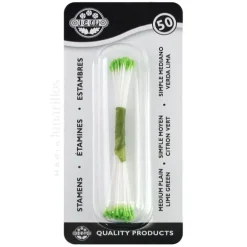 Estambres para flores verde lima (50) - JEM