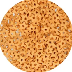 Estrellas abiertas doradas de azúcar 55 g - Funcakes