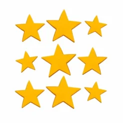 Estrellas doradas de azúcar (9) - Sin gluten - Decora