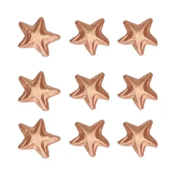 Estrellas grandes bronce de azúcar (24) - Funcakes