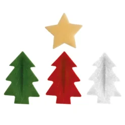 Estrellas y árboles de Navidad de oblea (26) - Sin gluten - Dekora