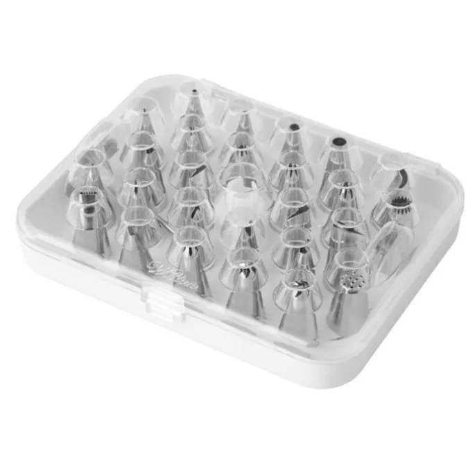 Estuche con 26 boquillas, adaptador y clavo - Wilton
