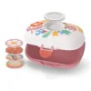 Fiambrera compacta rosa flores 600 ml - Polipropileno (sin BPA) - Monbento