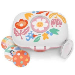 Fiambrera compacta rosa flores 600 ml - Polipropileno (sin BPA) - Monbento