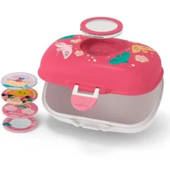 Fiambrera compacta rosa pájaros 600 ml - Polipropileno (sin BPA) - Monbento