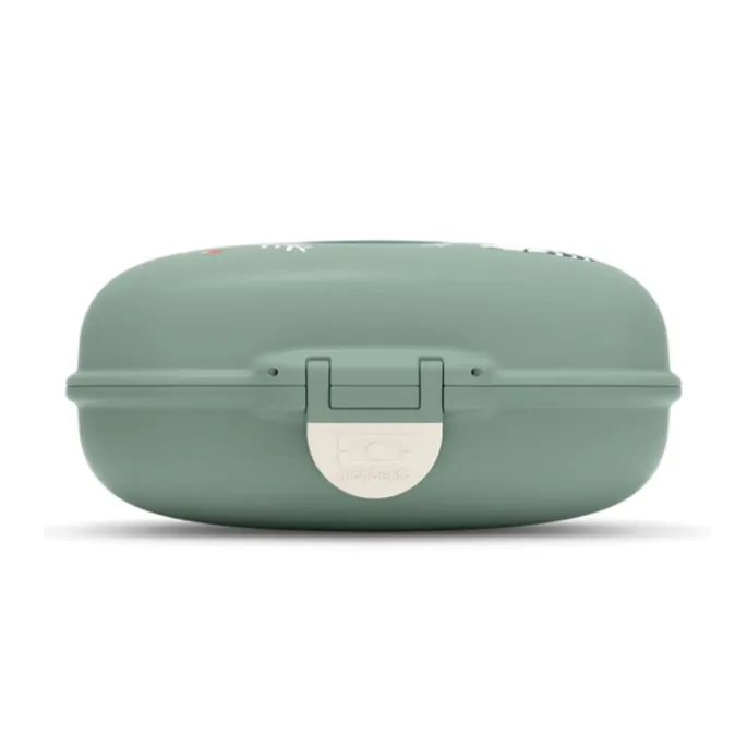 Fiambrera compacta verde Mapaches 600 ml - Polipropileno (sin BPA) - Monbento