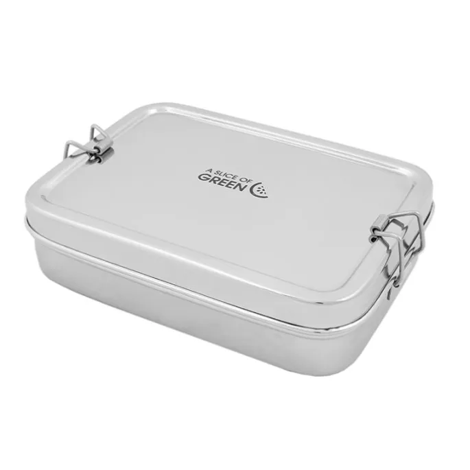 Fiambrera con contenedor Rampur 1 litro - Acero inoxidable - A Slice of Green