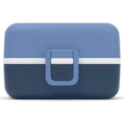 Fiambrera triple compacta azul infinity 800 ml - Polipropileno (sin BPA) - Monbento