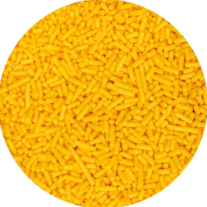 Fideos de azúcar amarillos Jimmies 150 g - Wilton