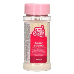 Fideos de azúcar blancos 80 g - Funcakes