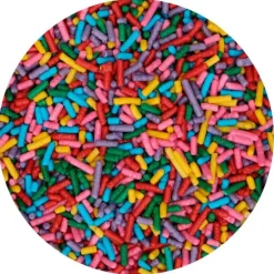 Fideos de azúcar multicolores Jimmies 150 g - Wilton