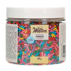 Fideos de azúcar multicolores Jimmies 150 g - Wilton