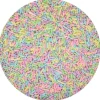 Fideos de azúcar multicolor pastel 80 g - Funcakes