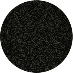 Fideos de azúcar negros 80 g - Funcakes