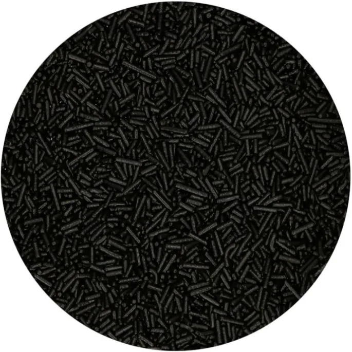 Fideos de azúcar negros 80 g - Funcakes