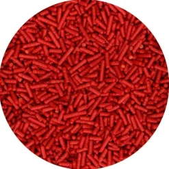Fideos de azúcar rojos Jimmies 150 g - Wilton