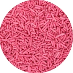 Fideos de azúcar rosas Jimmies 150 g - Wilton
