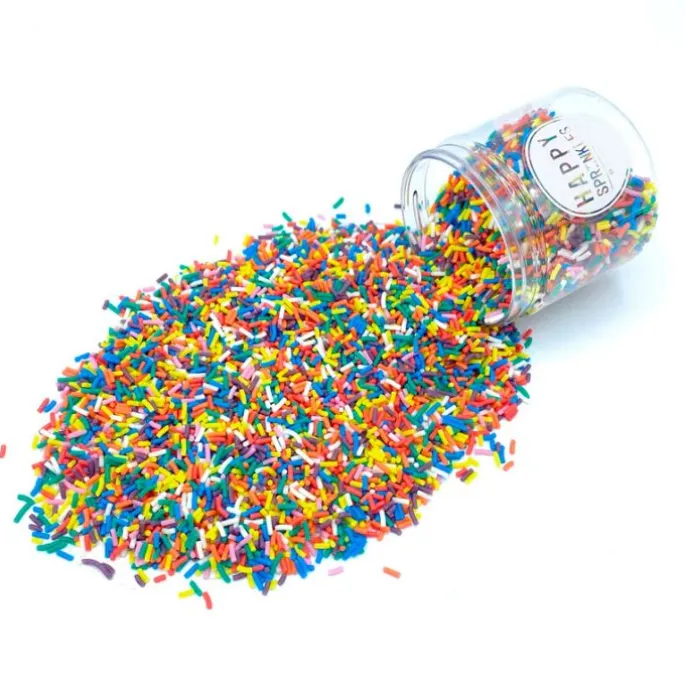 Fideos multicolores Funfetti Bakeable Strands 80 g - Happy Sprinkles