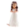 Figura niña de comunión con chaqueta 15,6 cm - Dekora