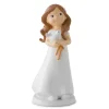 Figura niña de Comunión con paloma 16,5 cm - Mopec
