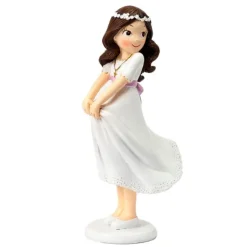 Figura niña de Comunión sujetando la falda 16 cm - Mopec