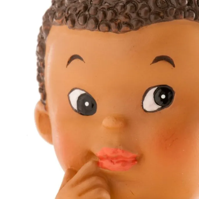 Figura niño bebé con pelota 10 cm - Dekora