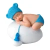 Figura niño bebé durmiendo sobre huevo 8 cm - Mopec