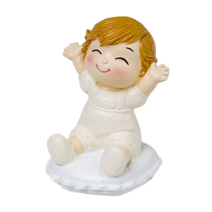 Figura niño bebé sentado en cojín 6,50 cm - Mopec