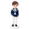 Figura niño de Comunión marinero camisa azul 16,5 cm - Mopec
