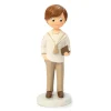 Figura niño de Comunión marinero beis 16,5 cm - Mopec