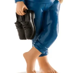 Figura niño de comunión moreno descalzo 13 cm - Dekora