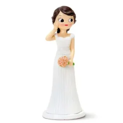 Figura novia de boda mano mejilla 21 cm - Mopec