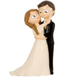 Figura novios abrazados y caricias 21 cm - Mopec