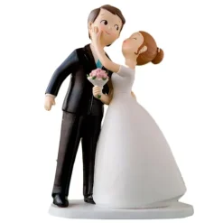 Figura novios beso 21 cm - Mopec