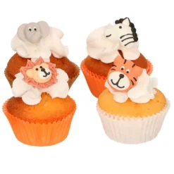 Figuras de azúcar animales de la selva (12) - Sin gluten - Funcakes