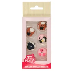 Figuras de azúcar animales granja (12) - Sin gluten - Funcakes